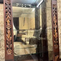 بوفه ( گنجه ) چوبی بسیار سالم و تمیز درحد نو|بوفه، ویترین، کنسول|مشهد, شهرک رازی|دیوار
