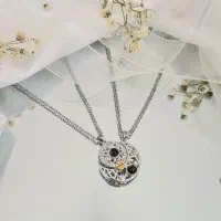 گردنبند ست خورشید مهر و ماه ( هدیه ولنتاین )