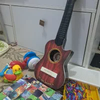 گیتار جورچین چوبی حلزون تلفن موزیکال سوزنی