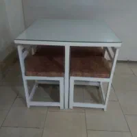 میز نهارخوری ۴ نفره کم جا