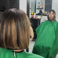 رنگ و لایت ژورنالی ناخن کراتین میکاپ شنیون