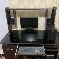 کامپیوتر با پک کامل میز فروش میز تکی|رایانه رومیزی|شیراز, شهرک فرزانگان|دیوار