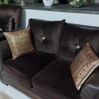 مبل چرمی ۷نفره کارکرده