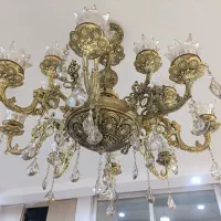 لوستر ۱۶شعله برنجی