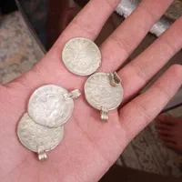 سکه نقره ۲ قرونی شاه احمد