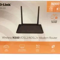 مودم روترadsl2plusوvdsl2 دی لینک dsl224