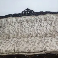 مبلمان استیل با چوب گردو