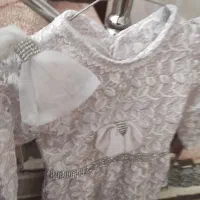 پیراهن دخترانه سفید|کفش و لباس بچه|قم, جمکران|دیوار