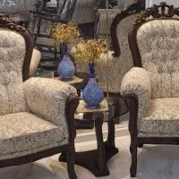 مبلمان ۹ نفره استیل بسیار تمیز|مبلمان خانگی و میز عسلی|اصفهان, جاوان|دیوار