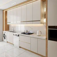 اجرای کابینت های گلاس و ام دی اف