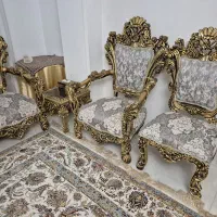 مبلمان سلطنتی در حد نو|مبلمان خانگی و میز عسلی|خرمدره, |دیوار