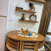 میز کم جا ۶ نفره پارچه تدی