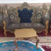 مبله سلطنتی+۲عدد عسلی|مبلمان خانگی و میز عسلی|کارون, |دیوار