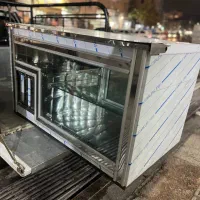 یخچال مکعبی پشت وانتی تمام استیل موتور دانفوس