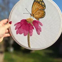 تابلو گلدوزی با دست|تابلو، نقاشی، عکس|کوچصفهان, |دیوار