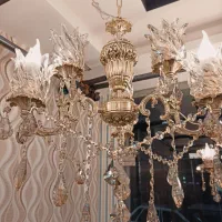 لوستر برنز تولید|لوستر و چراغ آویز|زنجان, |دیوار