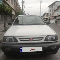 پراید 89 بی رنگ سفید