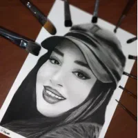 سیاه قلم طراحی چهره هدیه روز زن کادو روز مادر تولد|تابلو، نقاشی، عکس|تهران, جوادیه تهرانپارس|دیوار