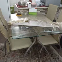 میز نهار خوری ۴ نفره و مبل ۷نفره با عسلی