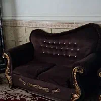 آینه شمعدان و مبل عسلی|مبلمان خانگی و میز عسلی|همدان, |دیوار