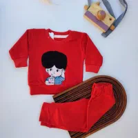 بلوز شلوار پسرانه مو فرفری|کفش و لباس بچه|بروجرد, |دیوار