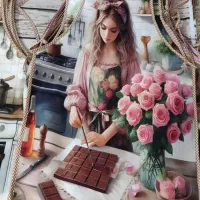 پیشبند مخمل با آستری برزنت ضد آب|سفره، حوله، دستمال آشپزخانه|مشهد, نیزه|دیوار