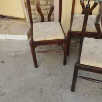 شش عدد صندلی چوبی غذا خوری