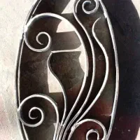 تیرکی فرفورژه قوس و صاف کار دست لوکس