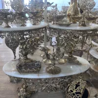 سرویس عسلی برنز برنزی|صنایع دستی و سایر لوازم تزئینی|کرج, المهدی|دیوار