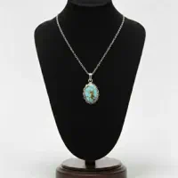 بهترین هدیه روزمادرگردنبند با فیروزه ی اصل نیشابور|جواهرات|نیشابور, هفده شهریور|دیوار