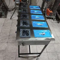 کته پز صنعتی/اجاق گازکافی شاپی پنج شعله بنماری دار|کافی‌شاپ و رستوران|مشهد, شیرحصار|دیوار