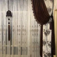 پرده به همراه تور|پرده، رانر، رومیزی|تهران, ستارخان|دیوار