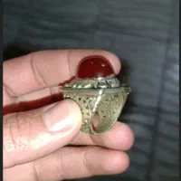 انگشتر عقیق نقره قدیمی