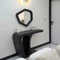 آینه دیواری دست ساز - خاص و قابل سفارش - نون‌ب