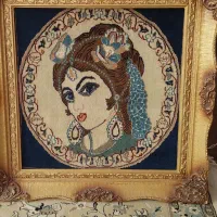 تابلو فرش دستباف نایین