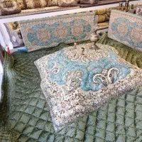 لحاف کرسی پوسماری 4 × 4 دست دوز کامل با لوازم کامل|رختخواب، بالش، پتو|تهران, شهرک ولیعصر جنوبی|دیوار