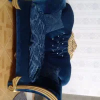 مبل هفت نفره با میز عسلی  ،ویترین ،میز تلویزیون