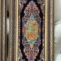 تابلو فرش درختی دستبافت تمام ابریشم