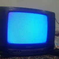 دو عدد تلویزیون 14اینچ. مشکی. و 15اینچ صفحه تخت|تلویزیون و پروژکتور|علیآباد کتول, |دیوار