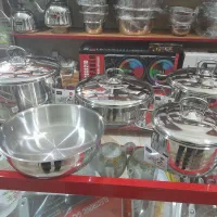 سرویس قابلمه  استیل 9پارچه برندکرکماز