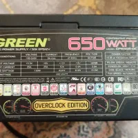 پاور ۶۵۰ وات ماژولار گرین و پاور 530 وات گرین|قطعات و لوازم جانبی رایانه|رشت, استقامت ۱|دیوار