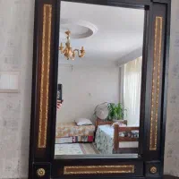آینه سنتی به همراه میز پایه دار|بوفه، ویترین، کنسول|مشهد, آبکوه|دیوار