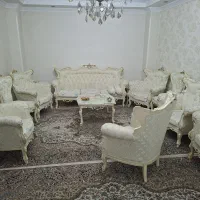 مبل ۱۱نفره استیل طلا کوب