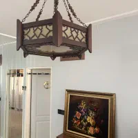 لوستر چوبی