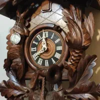 ساعت کوکو ساعت دیواری قدیمی کلکسیونی|کلکسیون اشیاء عتیقه|کیلان, |دیوار