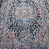 فرش دستبافت ۱۲متری سالاری دو متن و ابریشم رج ۵۰|فرش|اسکو, |دیوار