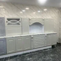 کابینت آماده آشپزخانه کف تراش کد۰۰۸۱|مصالح و تجهیزات ساختمان|اندیشه, اندیشه فاز ۲|دیوار