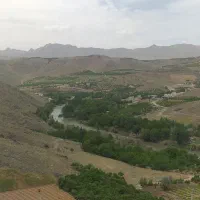 زمین با دید کامل رودخانه زاینده رود به برق