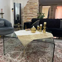 میز تمام شیشه ۱۰ میل