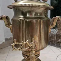 سماور زغالی برنجی قدیمی